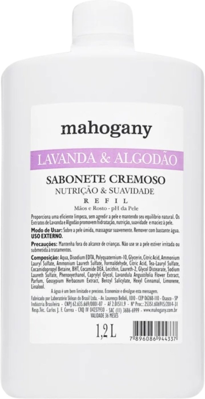 Mahogany Sab Liq Lavanda E Algodao 1.2L