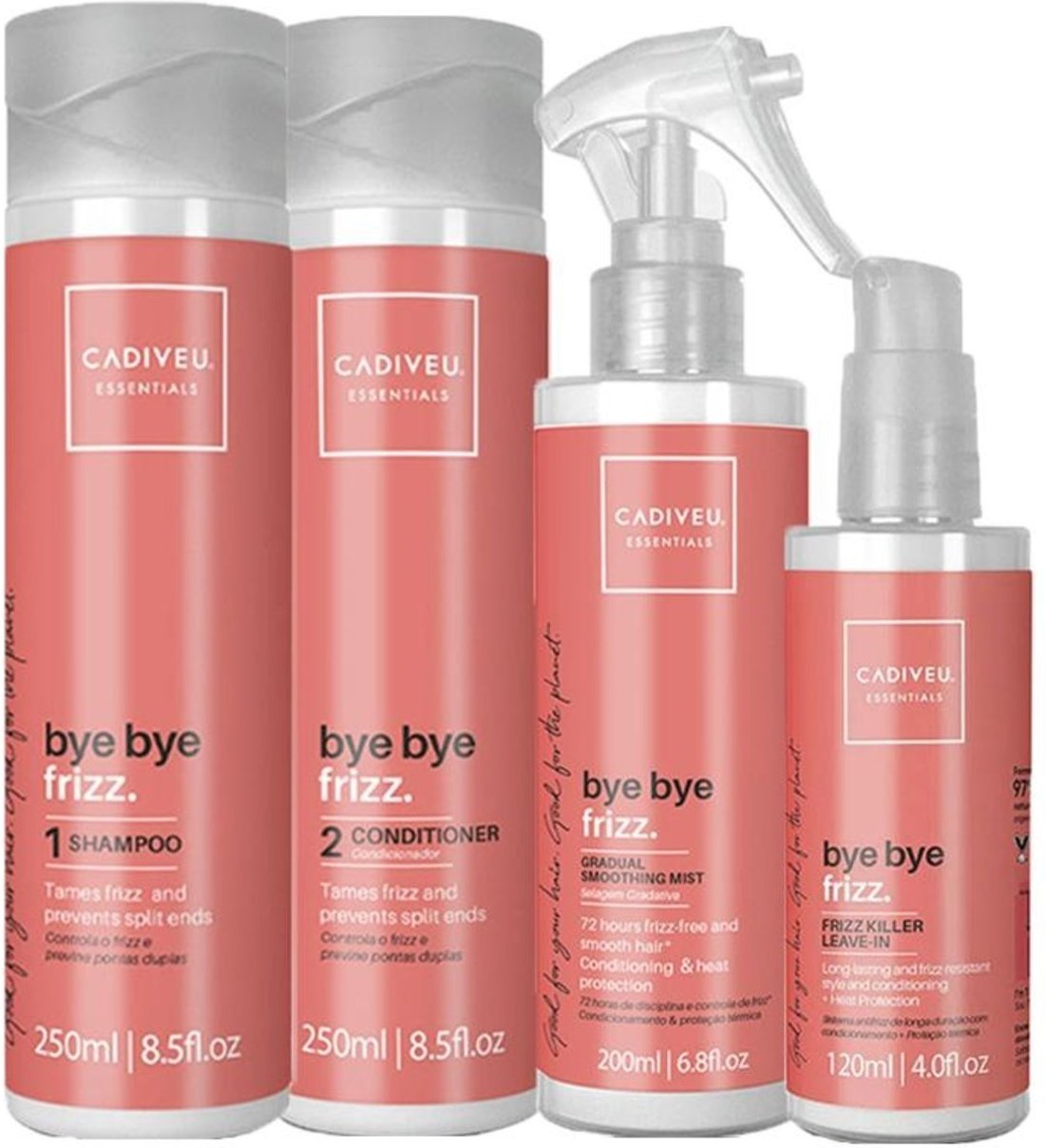 Imagem principal Kit Cadiveu Essentials Bye Bye Frizz - 4 Produtos Cadiveu Professional incolor Cadiveu Professional incolor