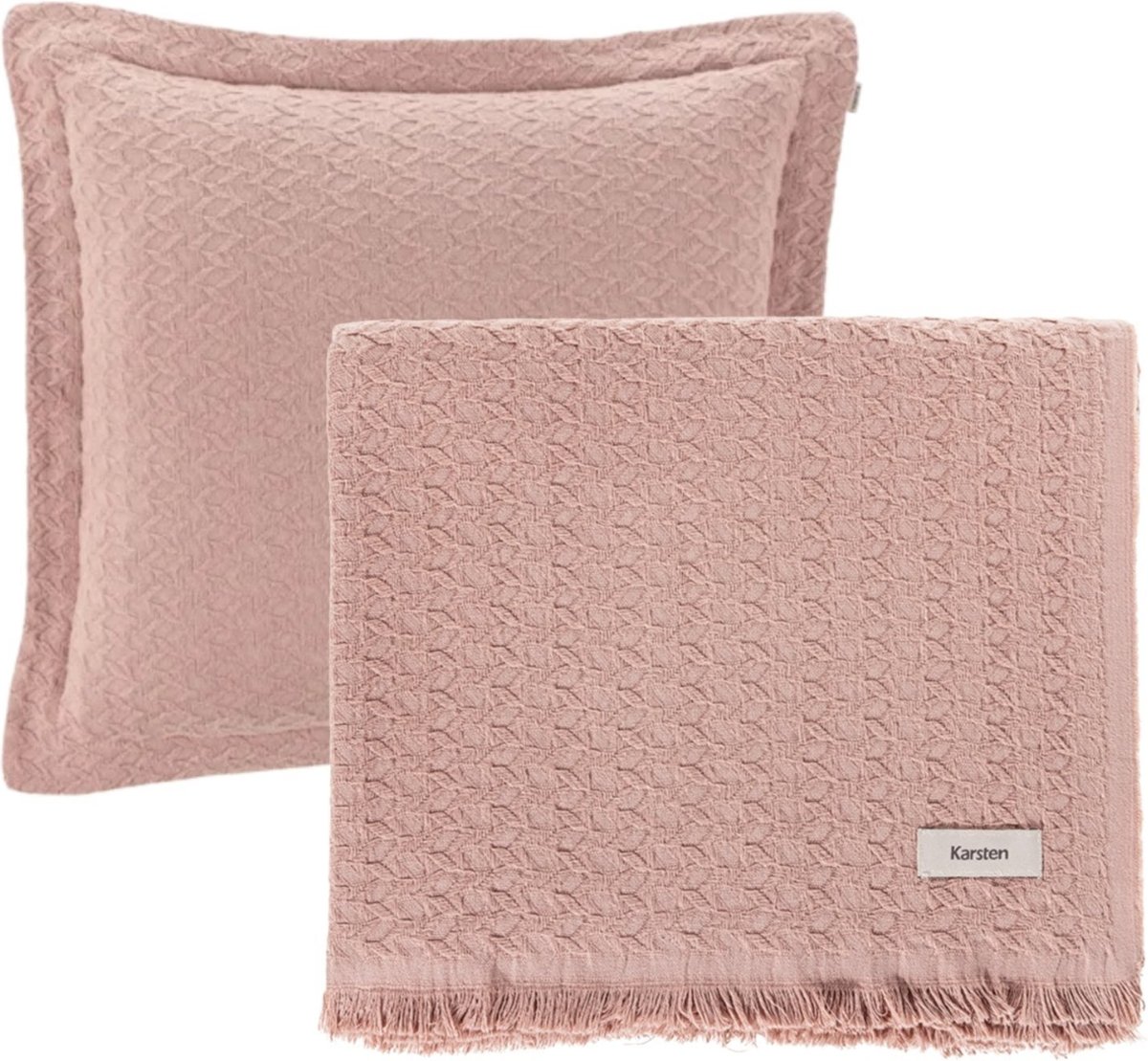 Kit Manta Almofada Decorativa Karsten Movaz Com Abas