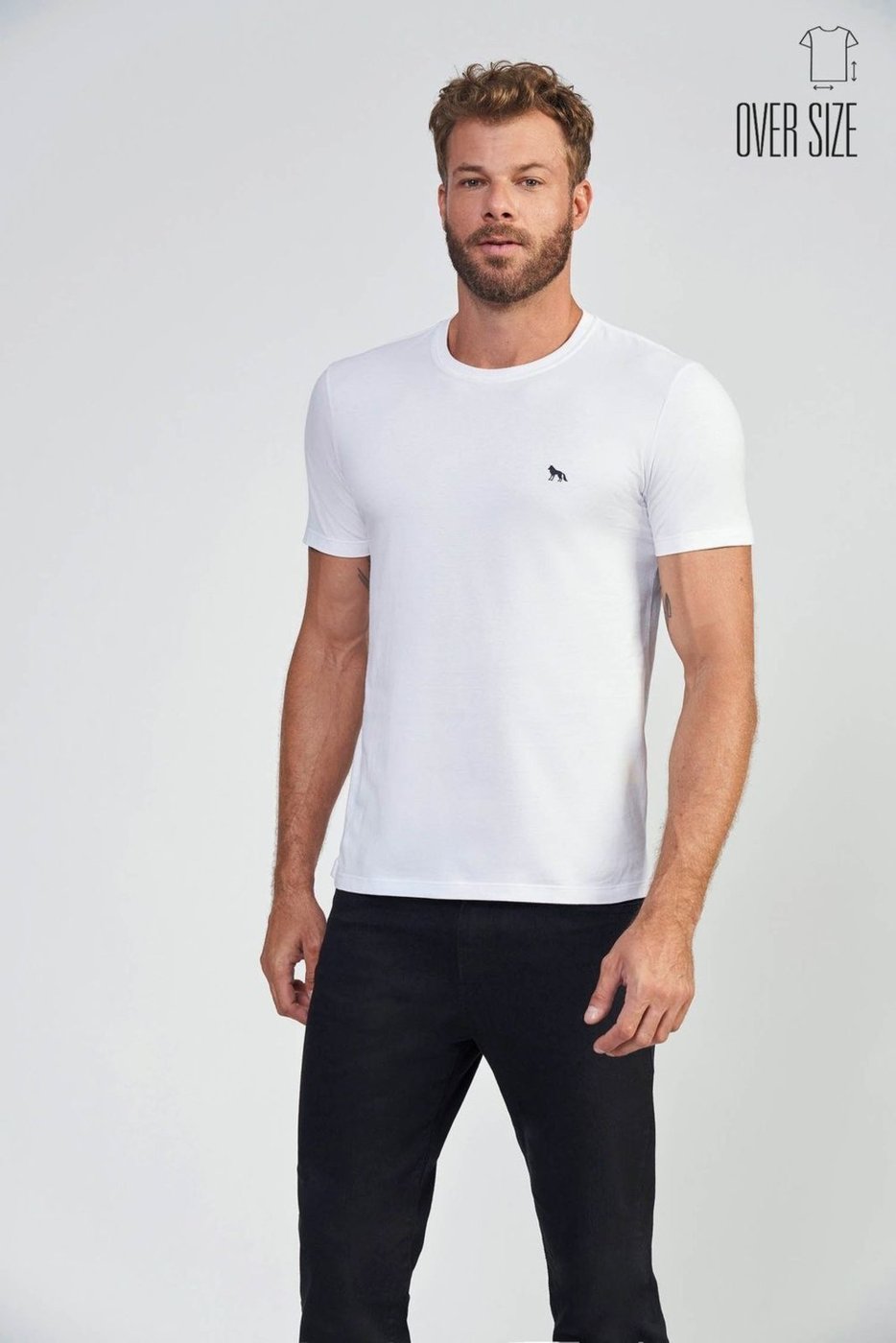 Camiseta Wolf Max Costas Masculina Oversize Acostamento