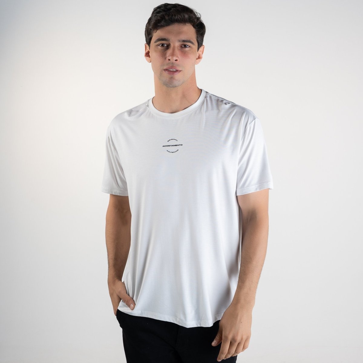 Camiseta Acostamento Modal Wolfbrand Branca