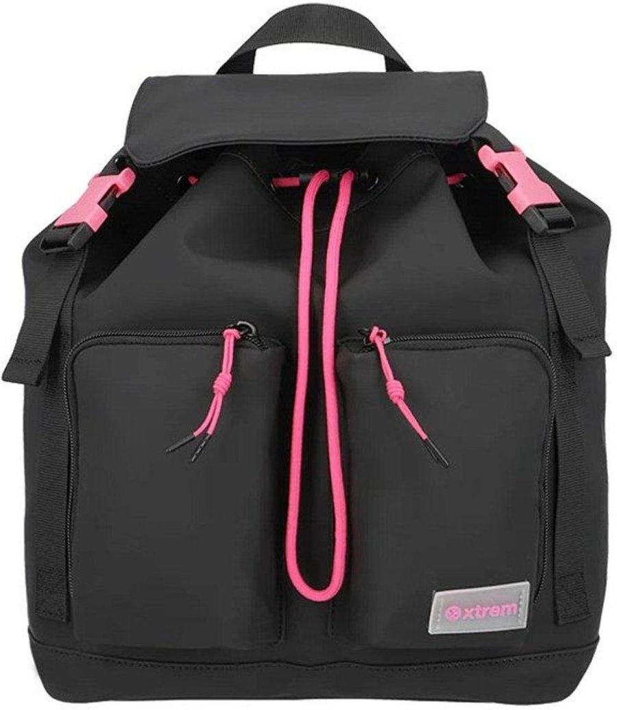 Mochila Xtrem Feminina Aria 3XT Preto e Rosa
