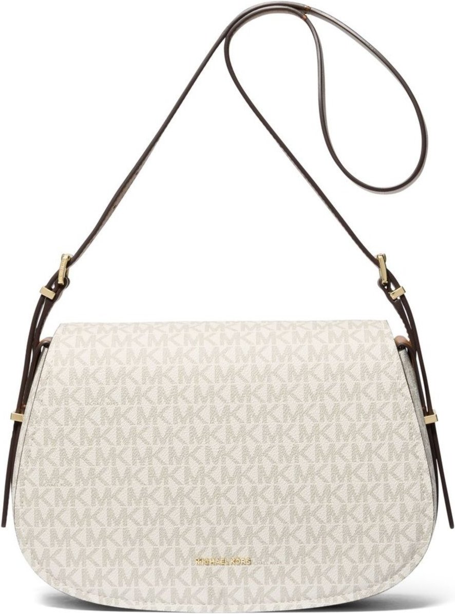 Imagem principal Bolsa Transversal Lydia Logo Média 30R5gl0m2b149 Michael Kors branco Michael Kors branco