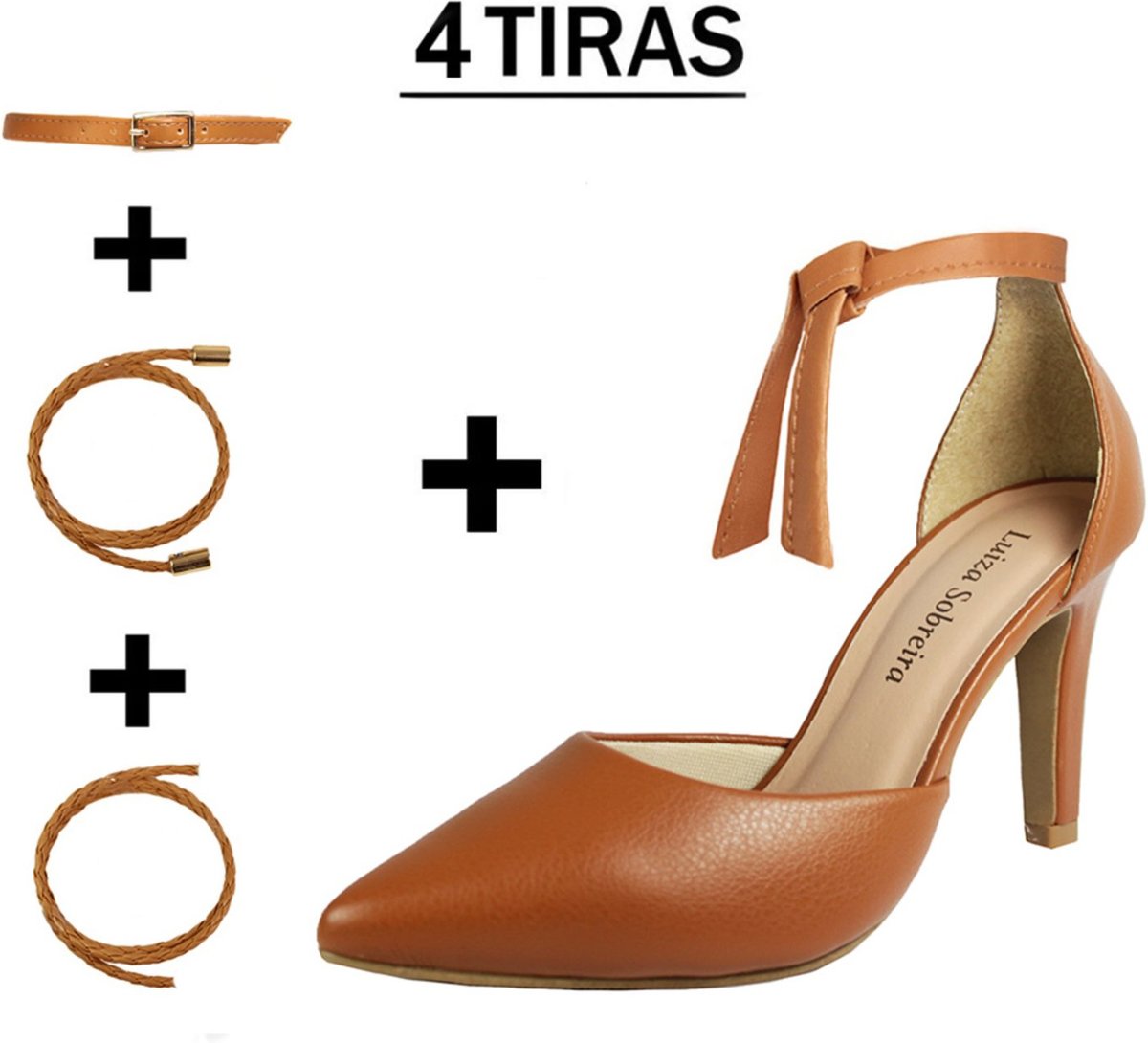 Scarpin Troca Tira Salto Alto Fino Luiza Sobreira Mod. 1061-2