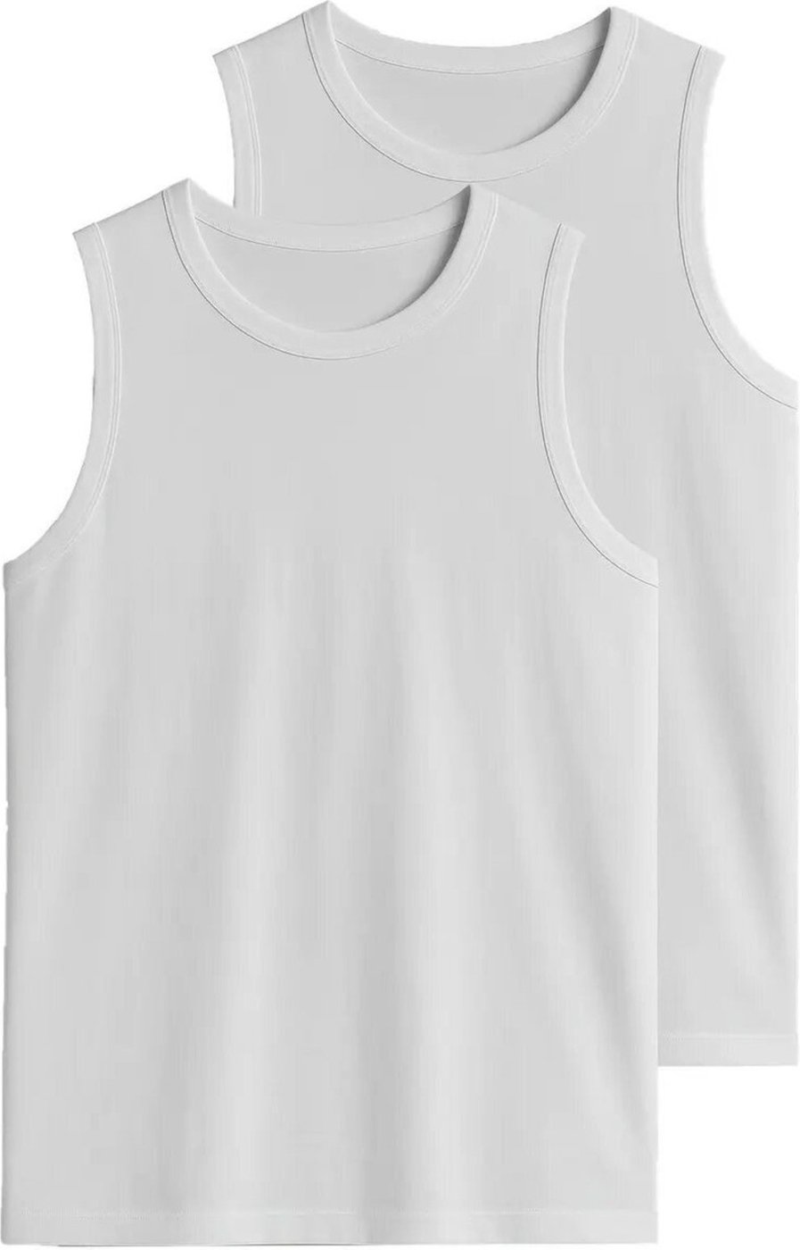 Imagem principal Kit com 2 Camisetas Regata Masculina Hering 0111 cinza Hering cinza