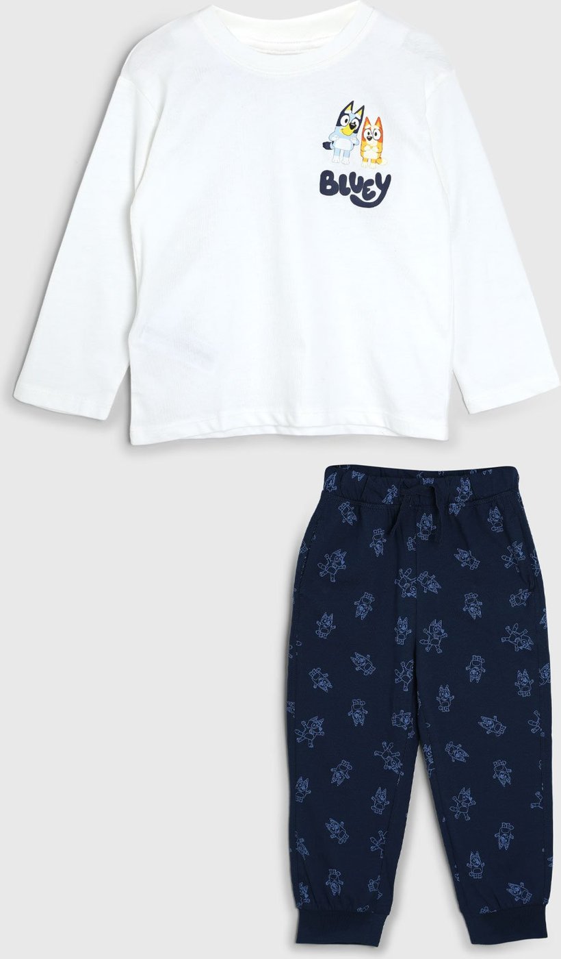 Imagem principal Pijama Mango Bluey Branco e Azul Marinho Mango Kids branco azul Mango Kids branco azul