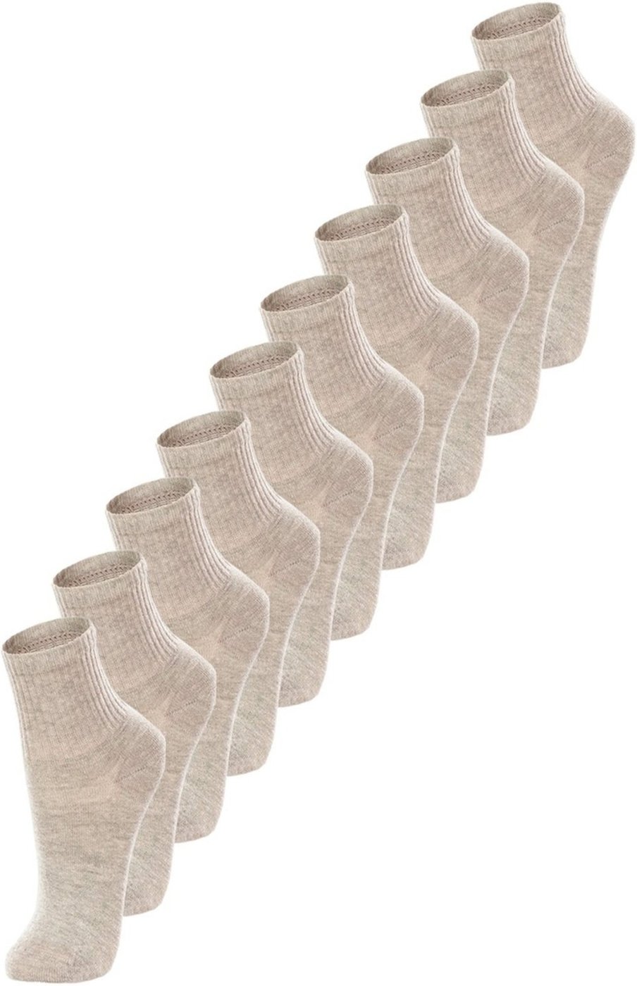 Kit com 10 Pares de Meias Infanti Cano Médio Lupo