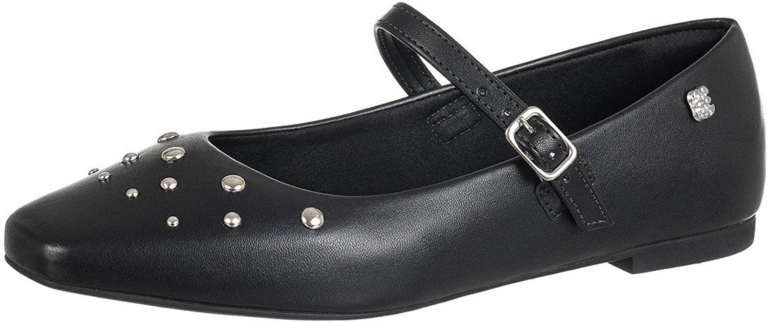 Sapatilha Bico Quadrado GiGiL Boneca Apliques