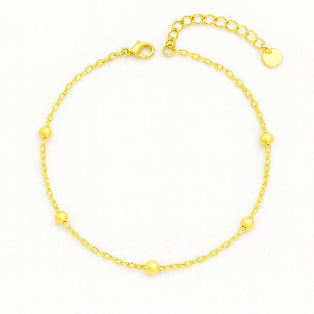 Imagem principal Pulseira Delicada Vih Triny Banhada a ouro Bolinhas dourado Vih Triny dourado