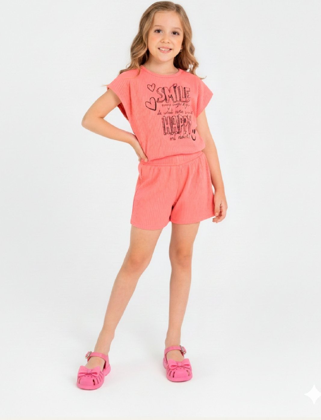 Imagem principal Infantil - Conjunto Cropped e Short Guloseima rosa GULOSEIMA rosa