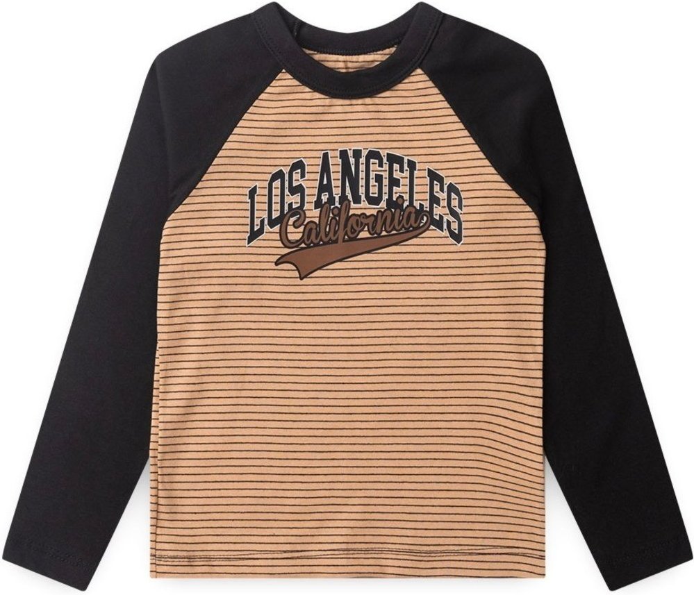 Imagem principal Infantil - Camiseta Bem Vestir Masculino Manga Longa Raglan marrom BEM VESTIR marrom