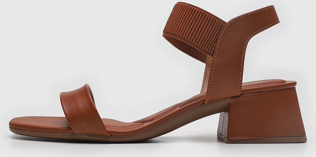 Sandália Feminina cê Salto Bloco