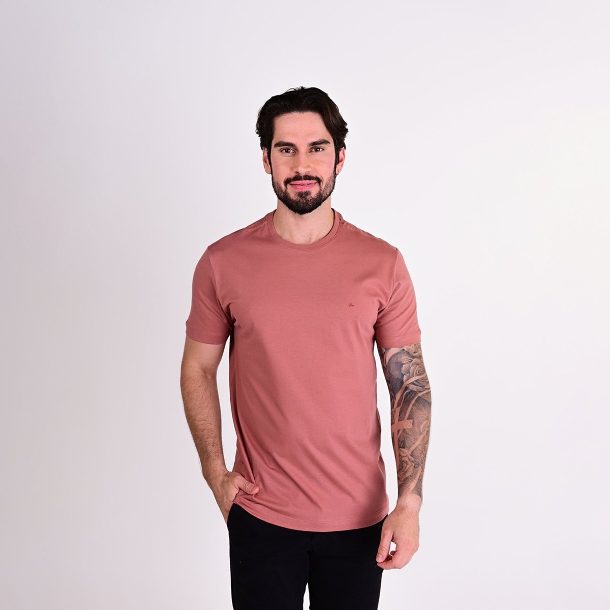 Imagem principal Camiseta Aramis Monocromática Nude rosa Aramis rosa