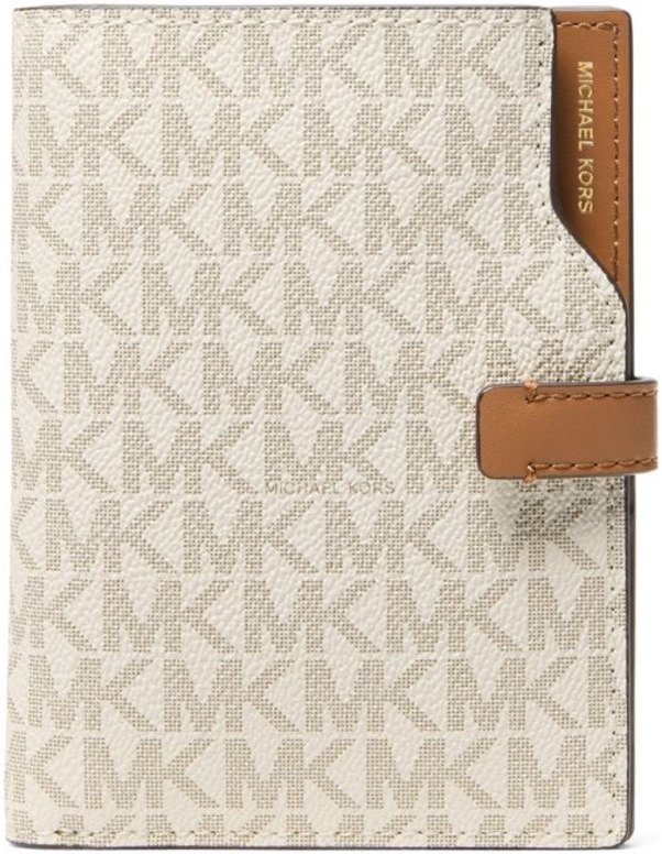 Imagem principal Carteira Porta-passaporte Jet Set Logo 32F5GJ6T1B149 Michael Kors nude Michael Kors nude