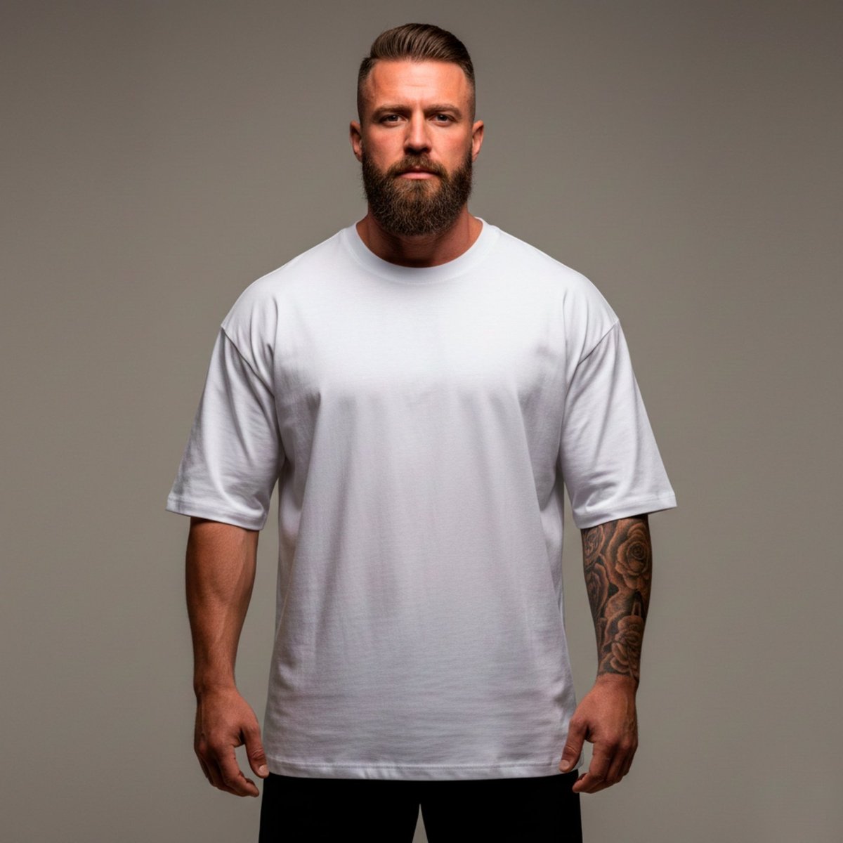 Imagem principal Camiseta Ousy Lisa Oversized Unissex branco ousy branco