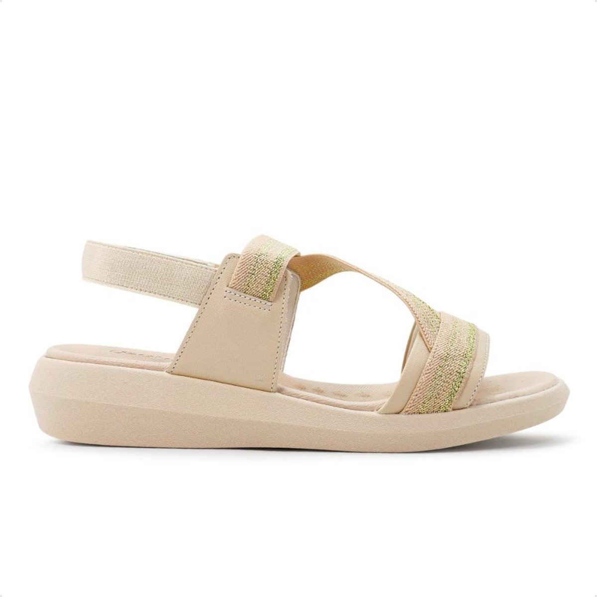 Sandália Usaflex Plataforma Multimateriais Feminina