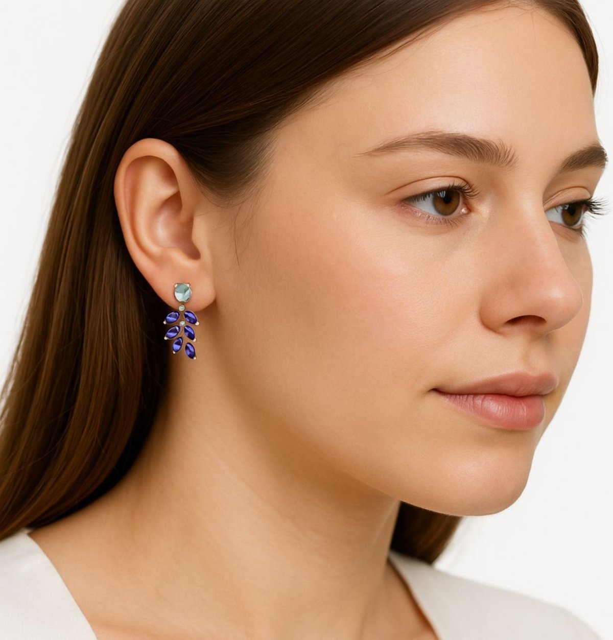 Brinco Vih Triny Prata Feminino Flor