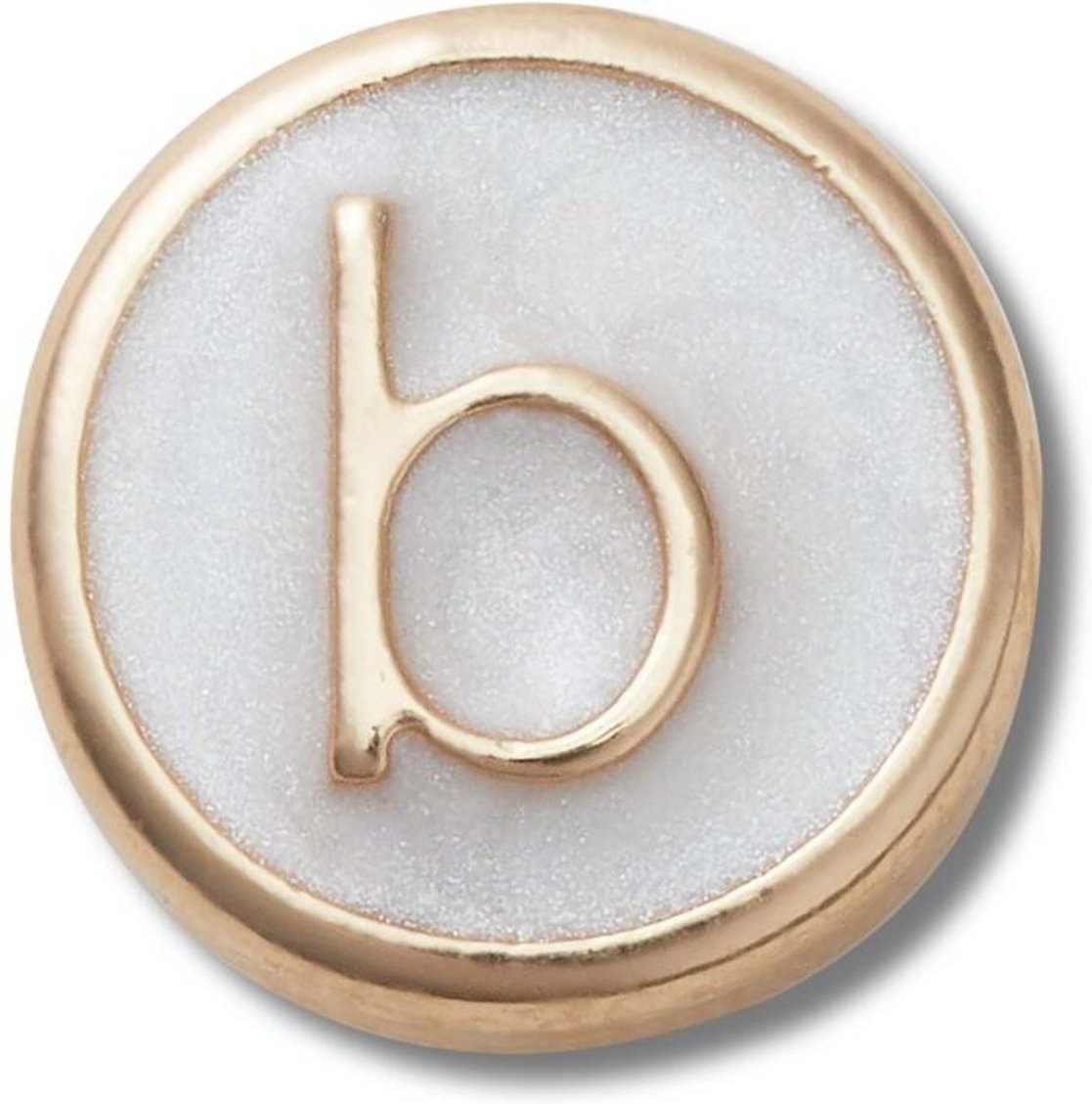 Infantil - Jibbitz™ Letra B Pequena Perolizada UNICO