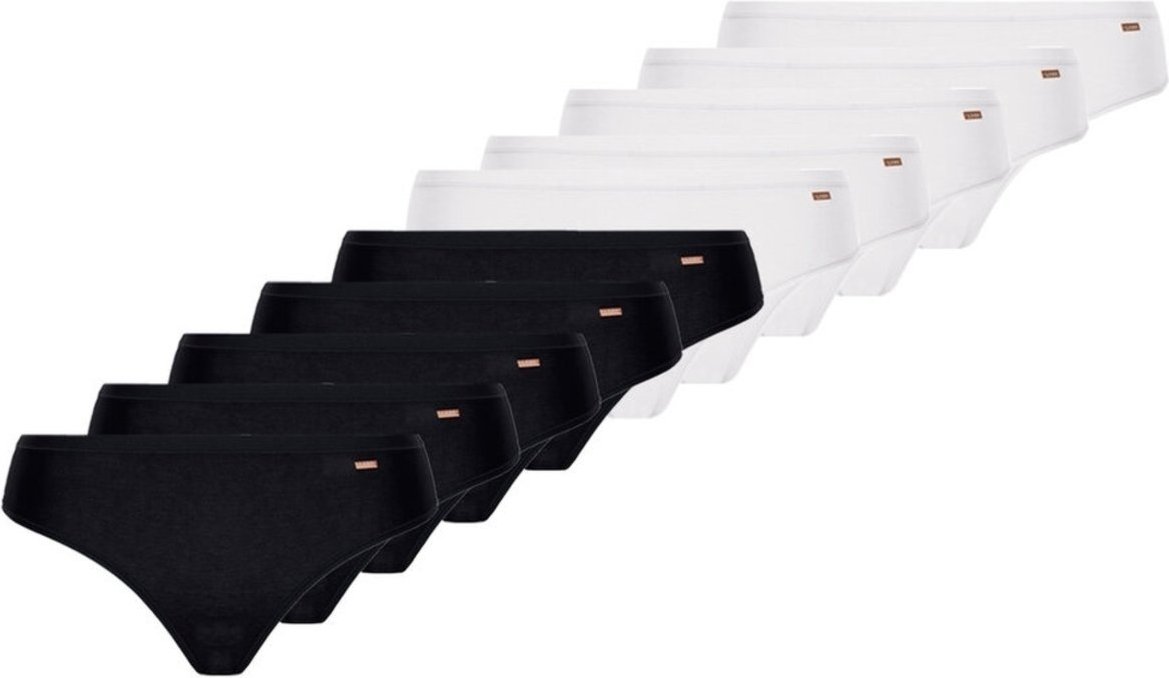 Imagem principal Kit com 10 Calcinhas Biquiní Loba 40353-001 Plus Size Lupo preto Lupo preto