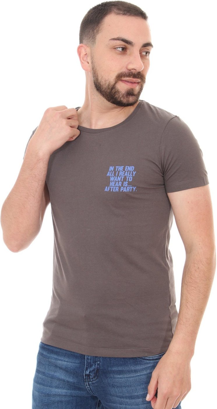 Camiseta Sergio K Masculina In The End Chumbo