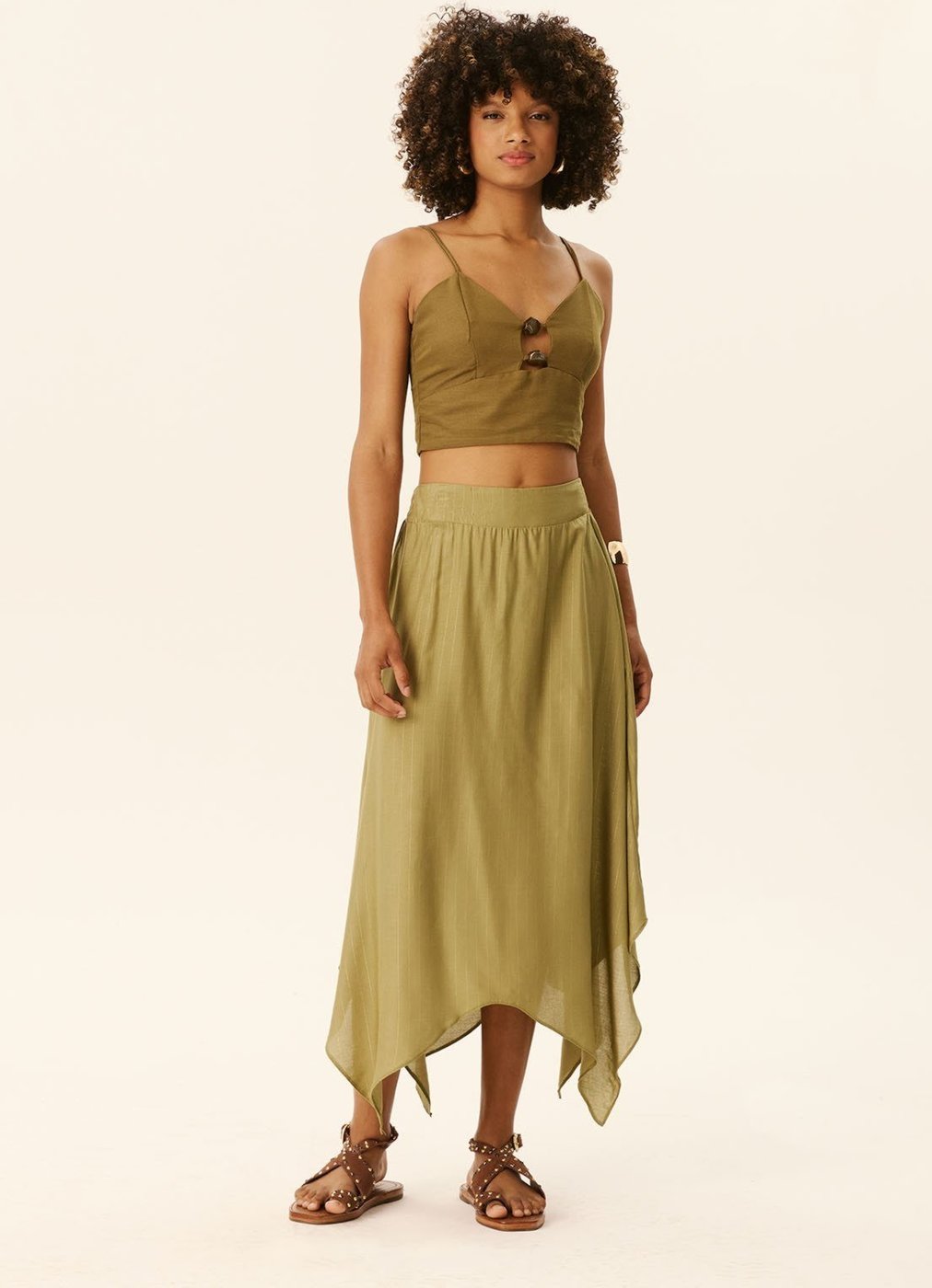 Saia Midi Assimétrica