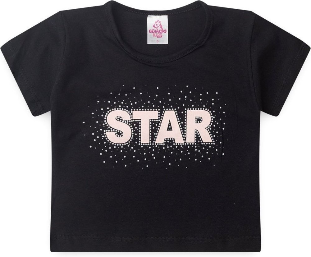 Imagem principal Infantil - Conjunto de Verão para Menina Blusa Cropped e Shorts STAR GKS off-white GKS off-white