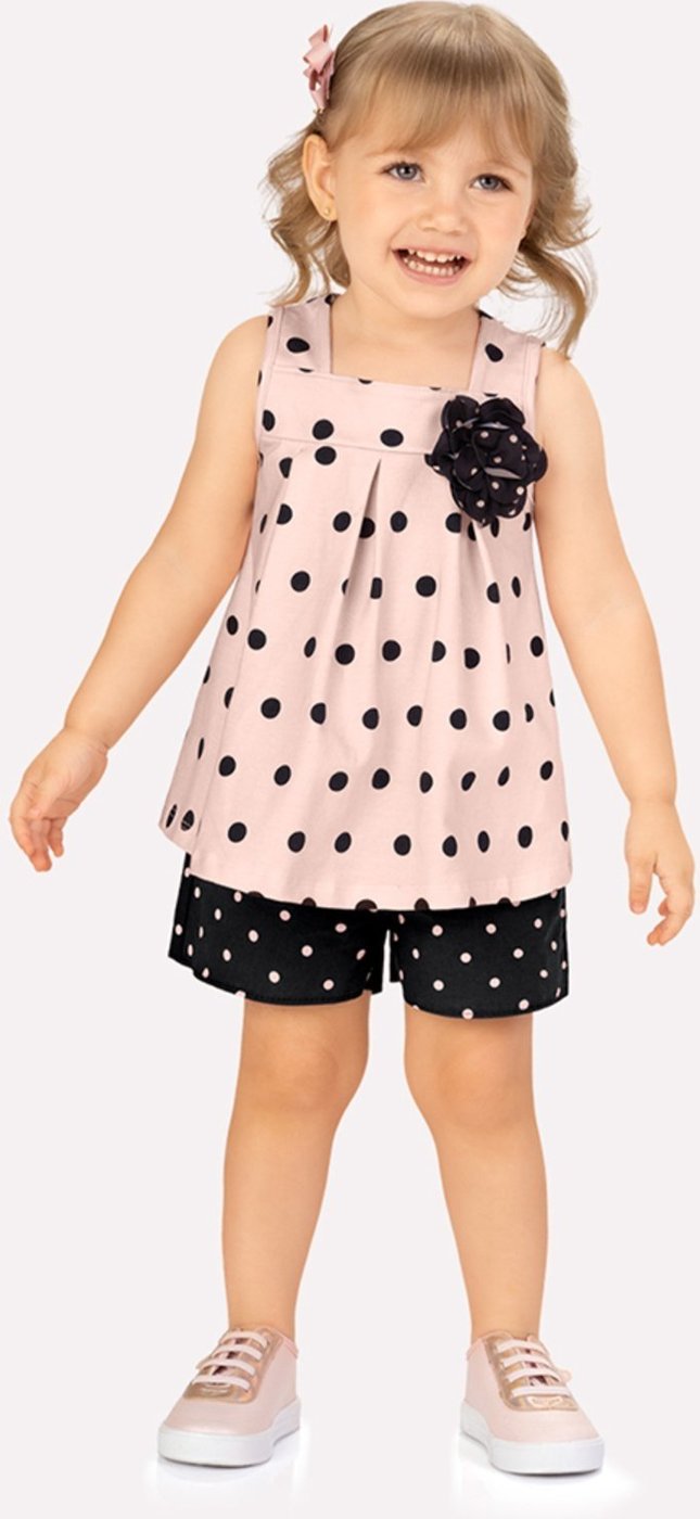 Imagem principal Infantil - Conjunto Menina Póas Milon off-white Milon off-white