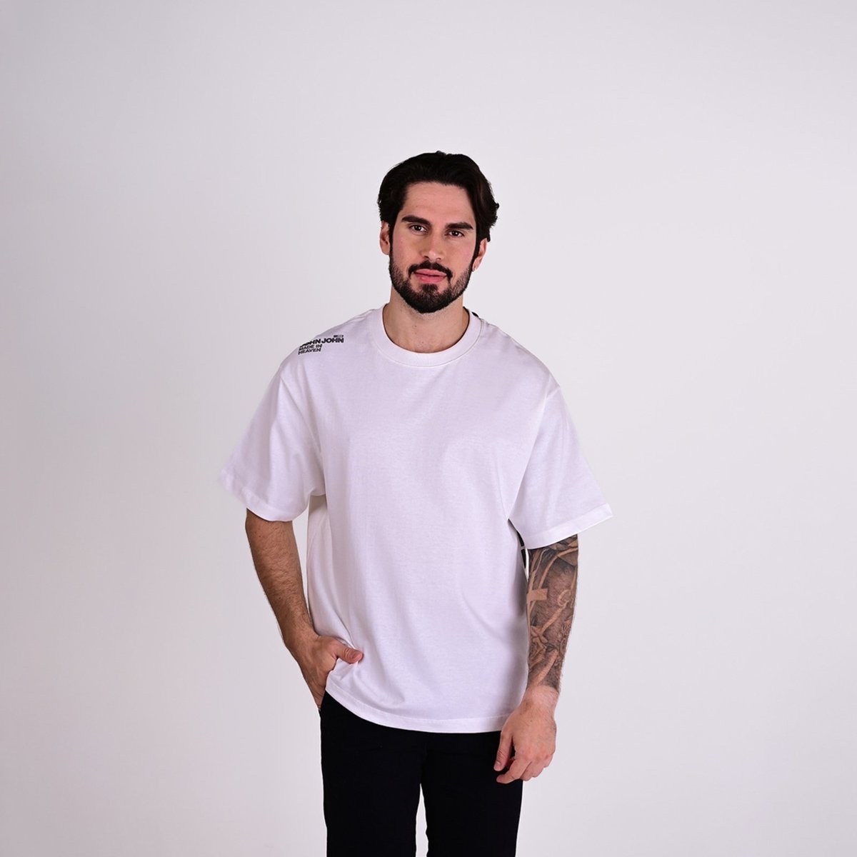 Camiseta John John Box Optical Off White