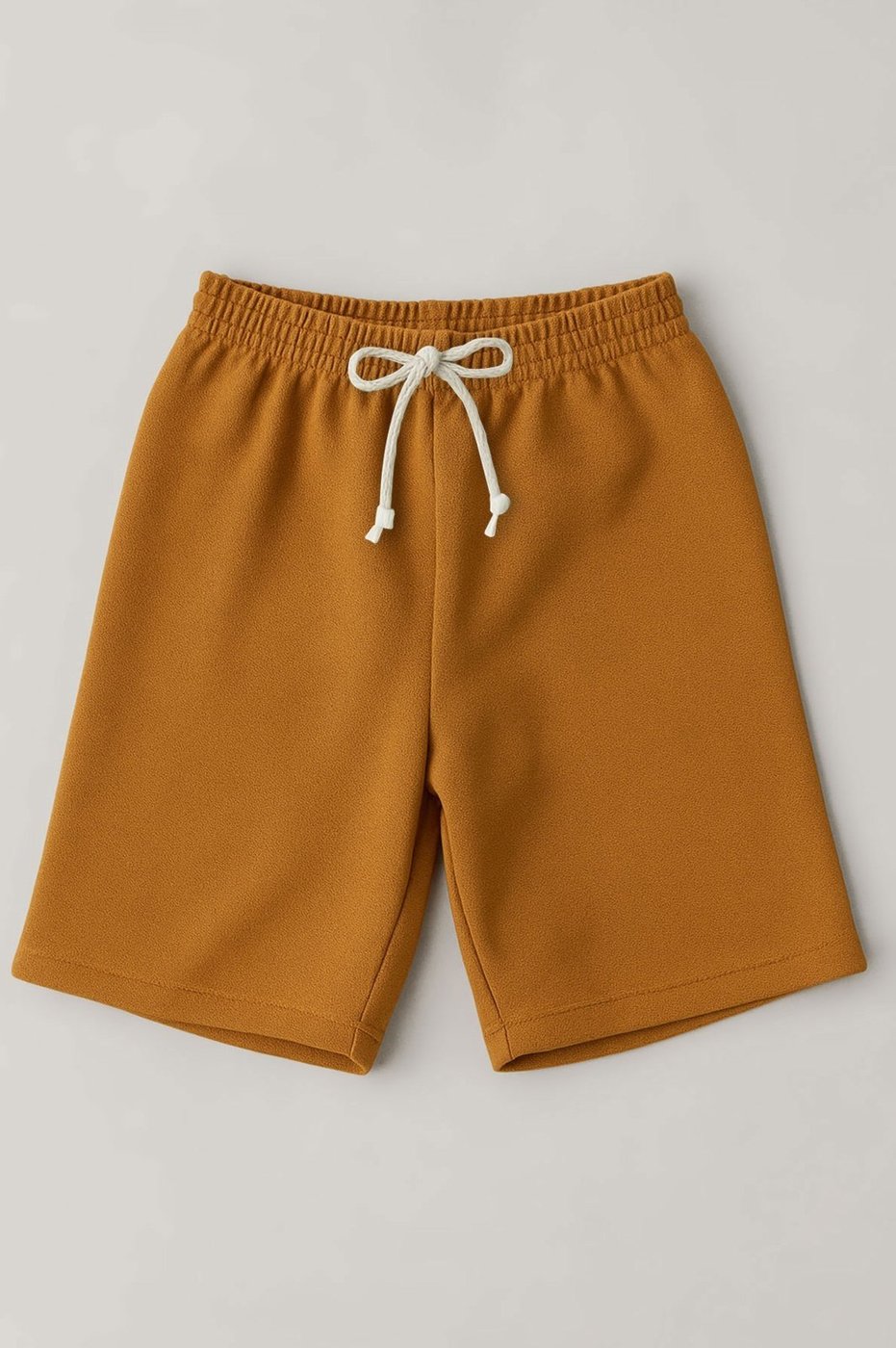 Infantil - Bermuda Short Moletinho com Cadarço Liso 3 ao 14 - Look