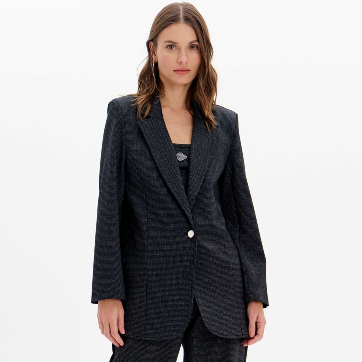 Blazer Easy Lança Perfume Transpasse Ou25 Feminino