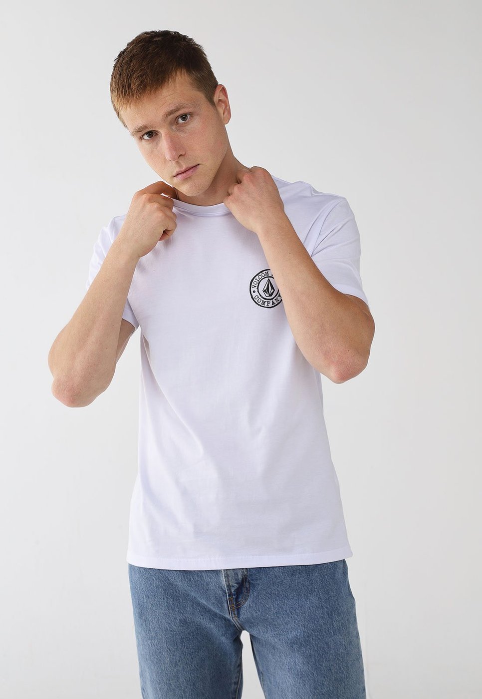 Imagem principal Camiseta Volcom Silk Difuse Branca branco Volcom branco