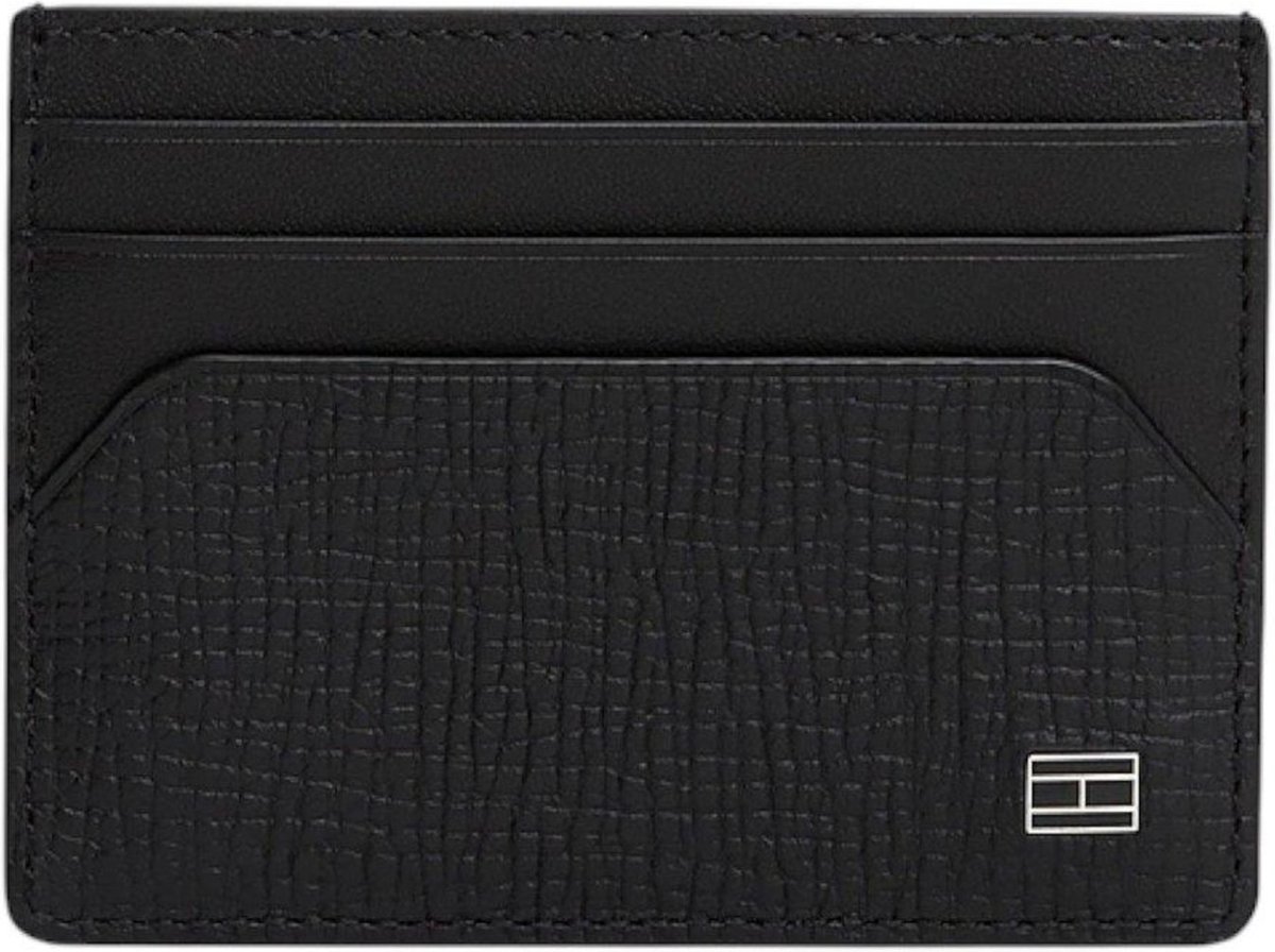 Imagem principal Carteira Tommy Hilfiger Flag Cc Holder Masculino Couro preto Tommy Hilfiger preto