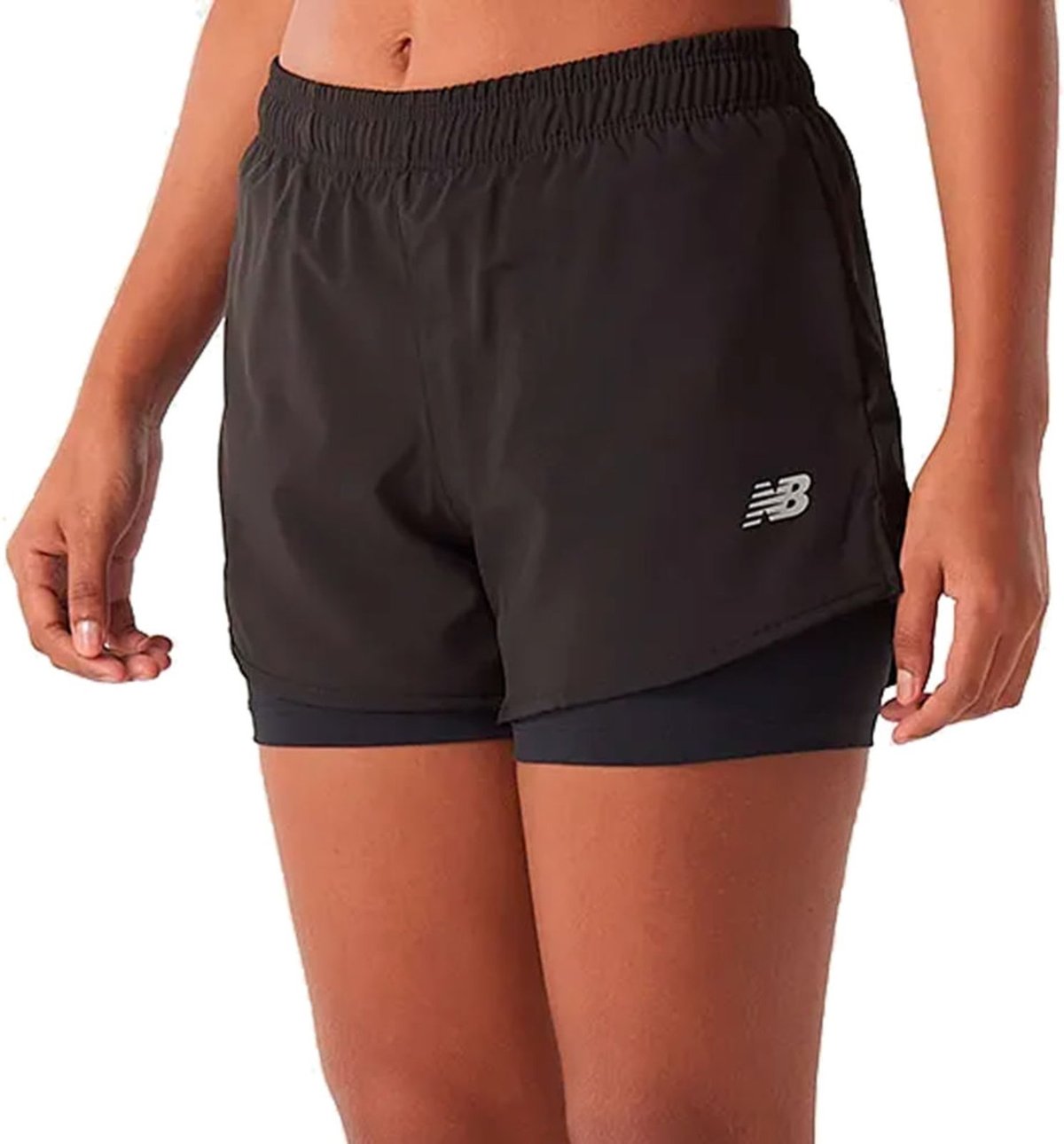 Short Feminino New Balance Sport Essentials 2 em 1