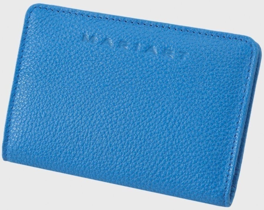 Imagem principal Carteira de Couro Mariart Garnet Caribe azul Mariart azul