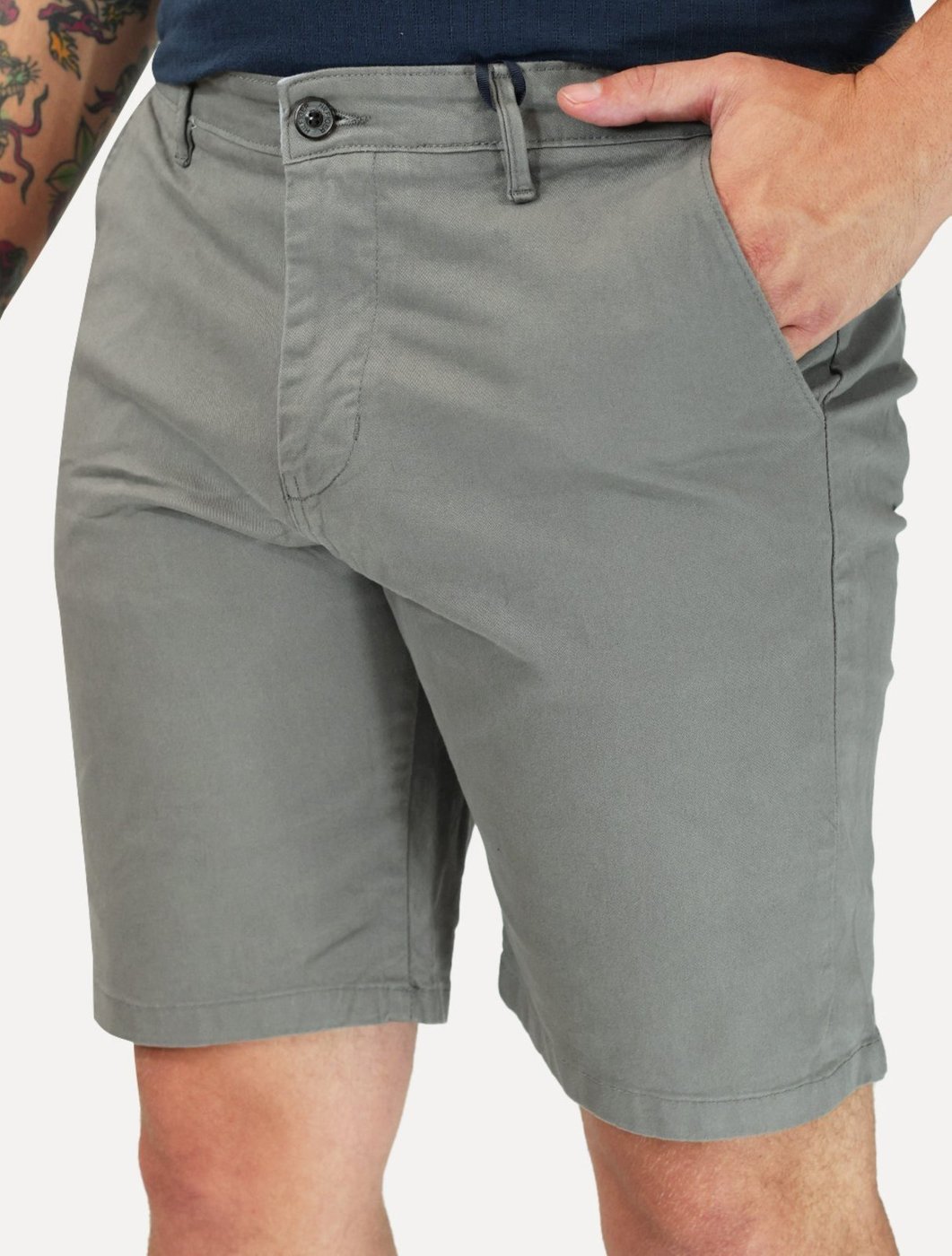 Imagem principal Bermuda Tommy Hilfiger Sarja Brooklyn 9in cinza Tommy Hilfiger cinza