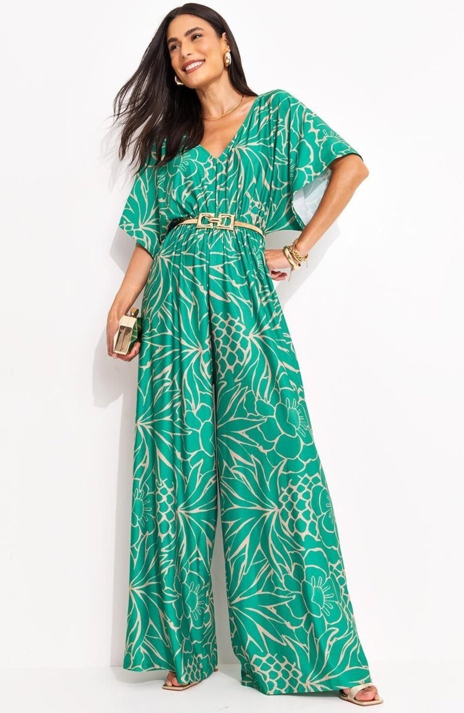 Macacão Em Malha Fria Tropical