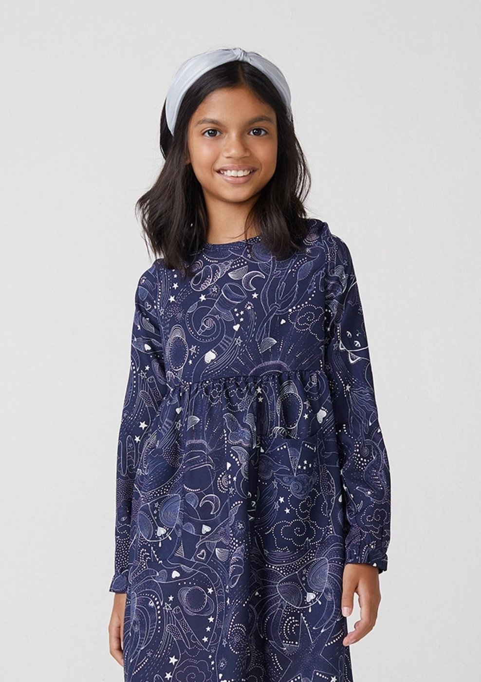 Imagem principal Infantil - Tiara Hering De Nó Em Cetim cinza Hering cinza