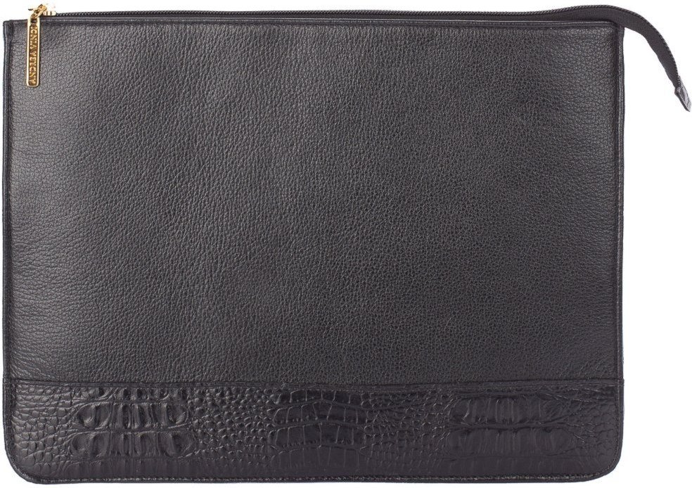 Imagem principal Pasta envelope de couro liso Bruna Andrea Vinci preto Andrea Vinci preto