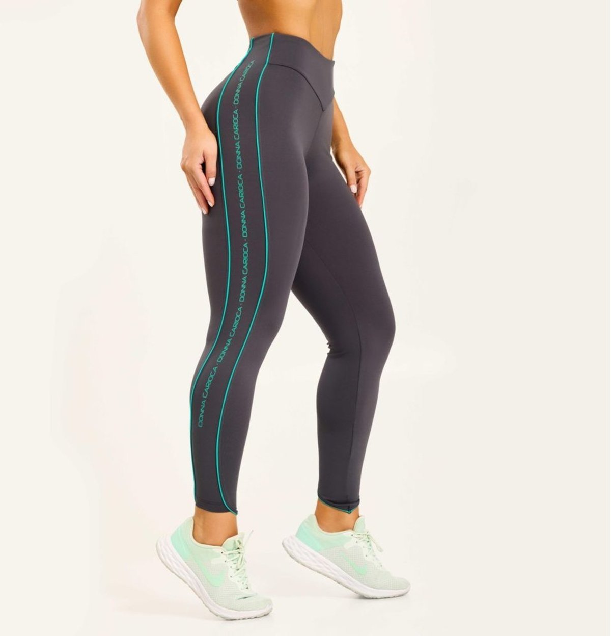 Legging Perception Carbox Poliamida Com Estampa Emborrachada