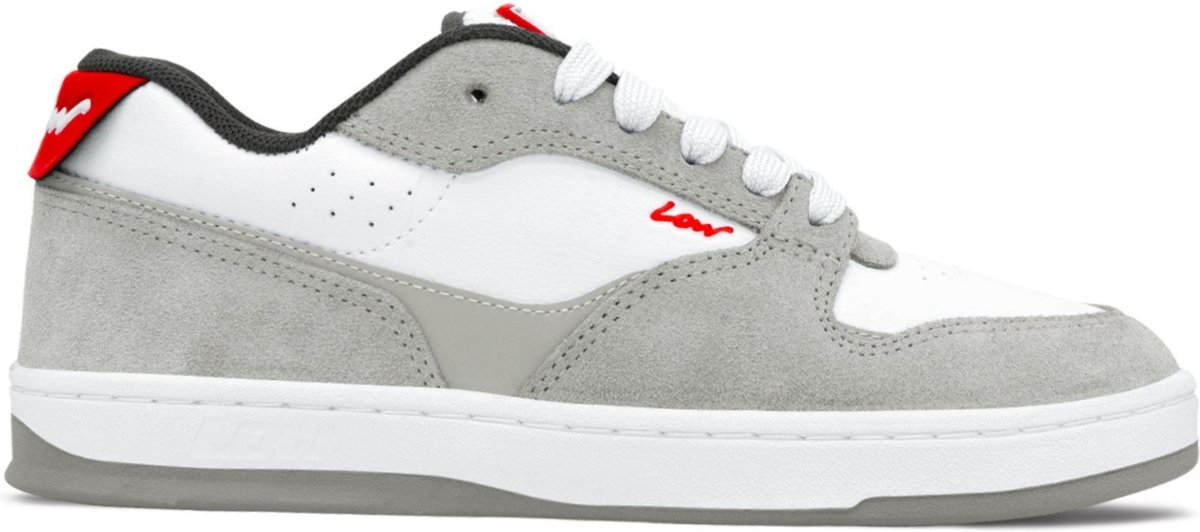 Imagem principal Tênis Low Unissex Camurça Core Loop Grey Red Cinza Low Footwear cinza grey Low Footwear cinza grey
