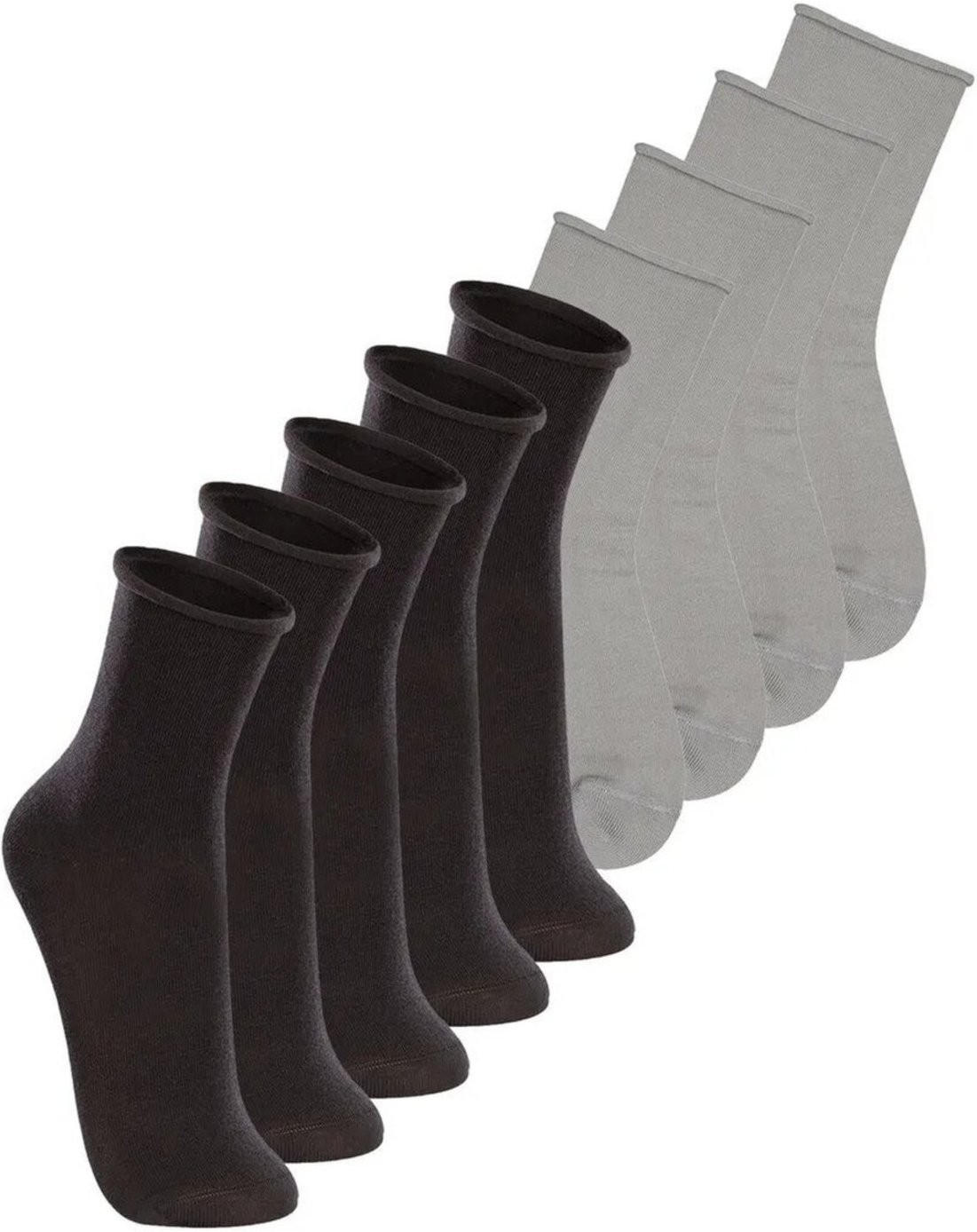 Kit com 9 Meias sem Punho Cano Médio Lupo