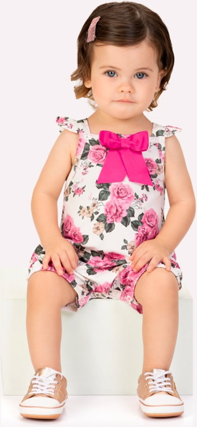 Imagem principal Infantil - Macaquinho Menina em Cotton Milon verde Milon verde