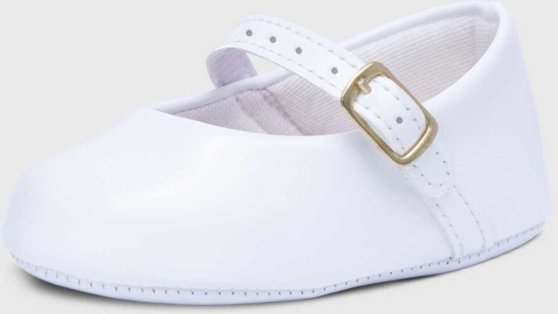 Imagem principal Infantil - Sandalia Popidi Menina Recem-Nascido Perola Renda Branco dourado Pópidí dourado