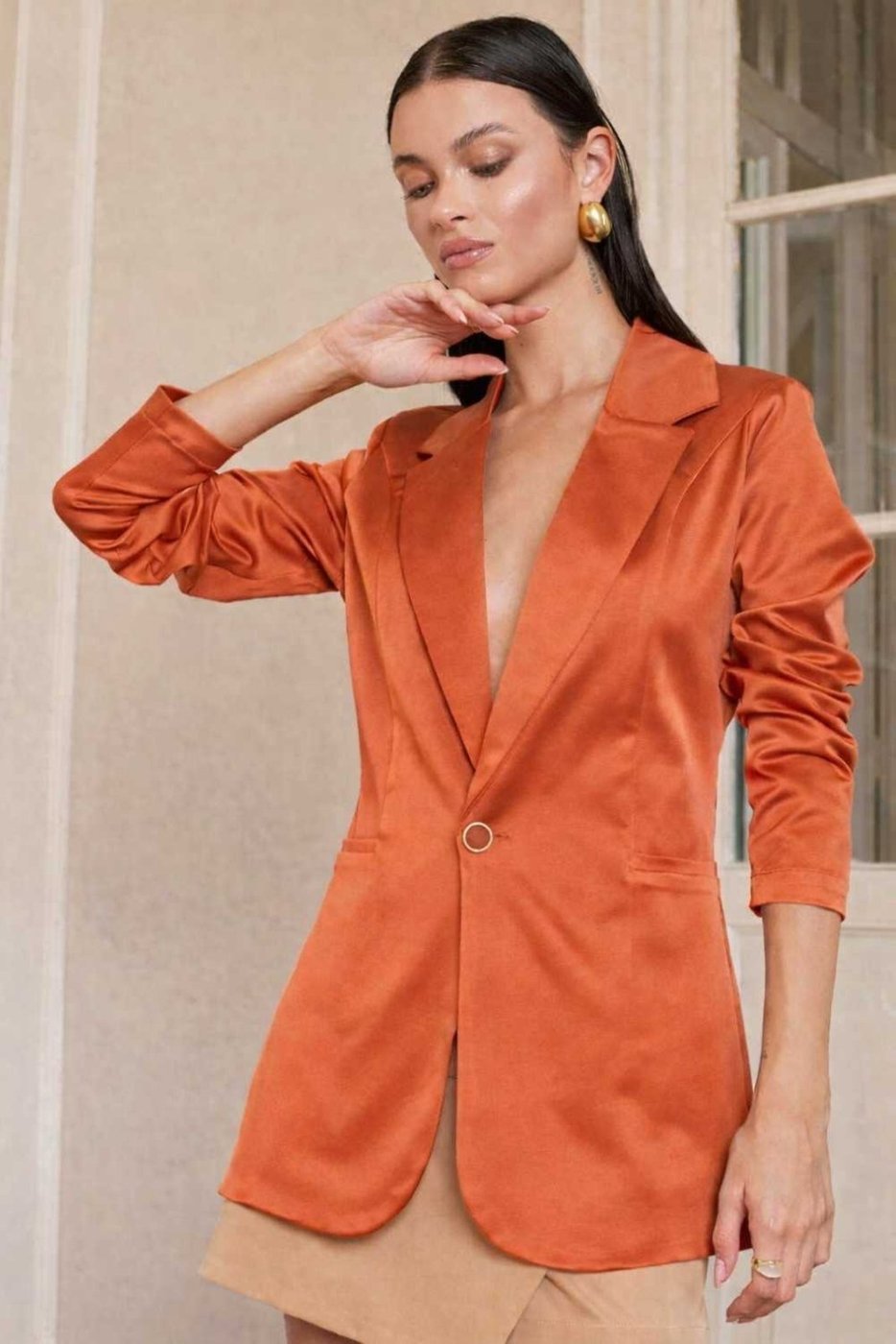 Blazer Vanibele Alfaiataria Telha