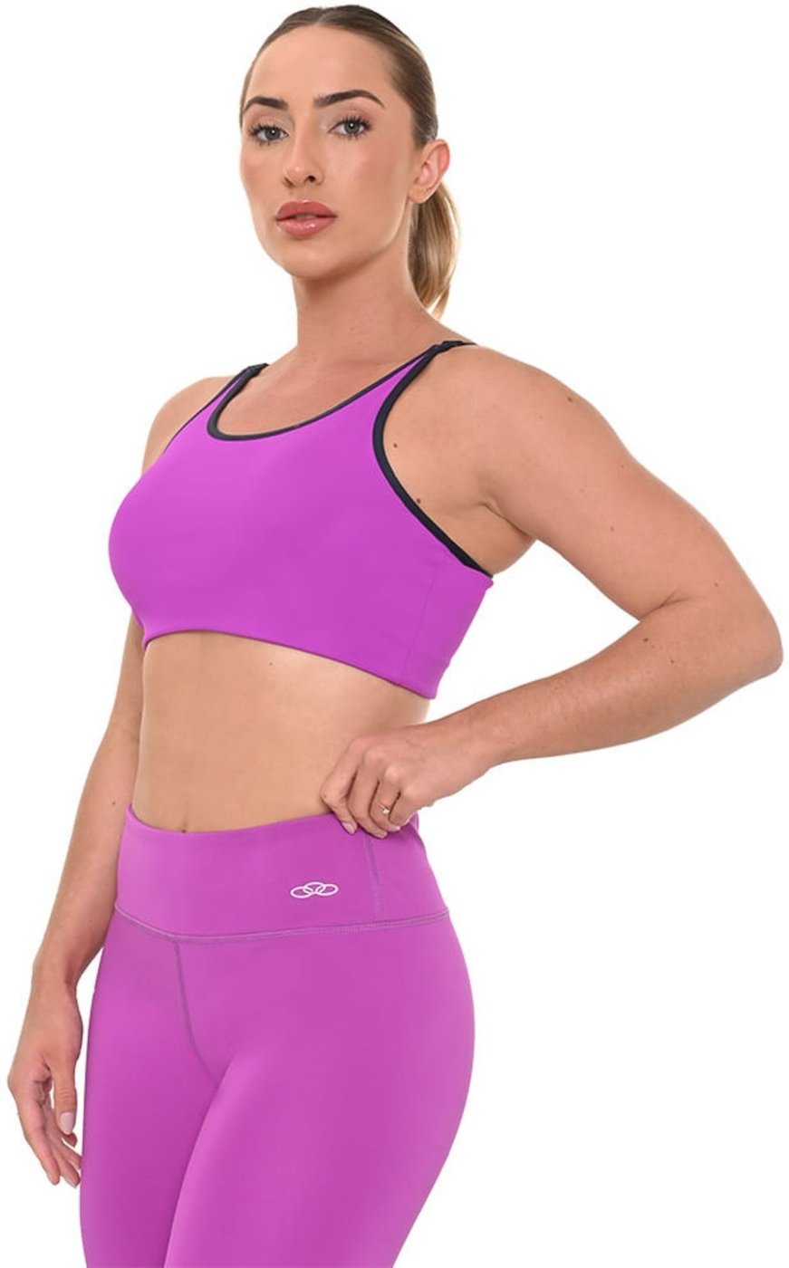 Imagem principal Top Baixo Impacto Olympikus Feminina M preto OLYMPIKUS preto