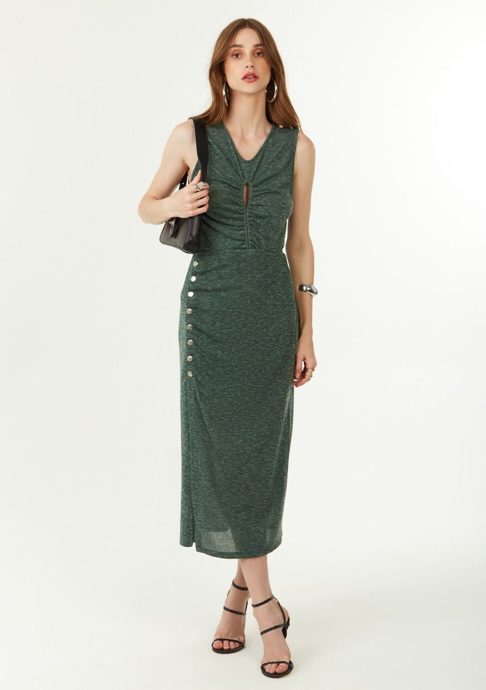 Saia Zinco Lápis Alta Midi