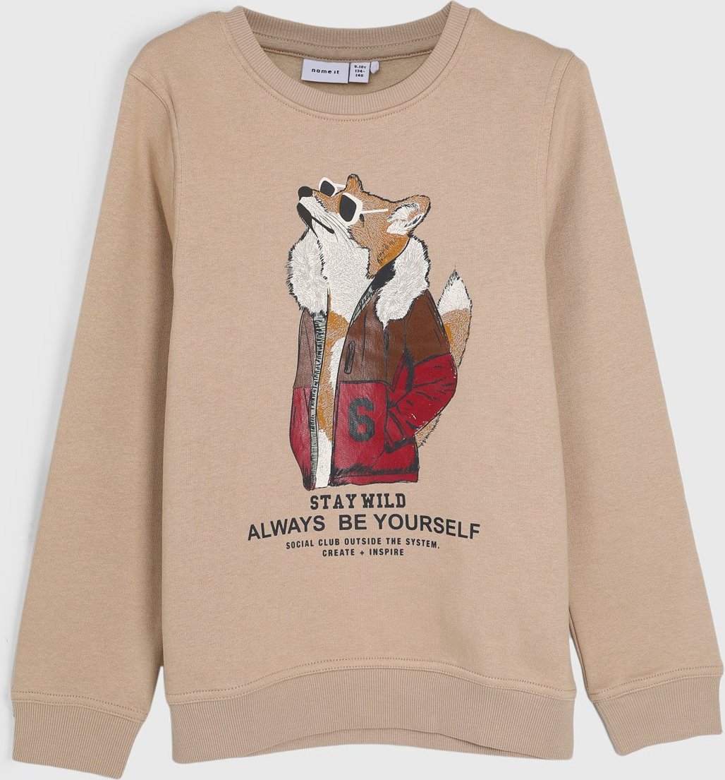 Imagem principal Infantil - Blusa de Moletom Name It Bichos bege name it bege