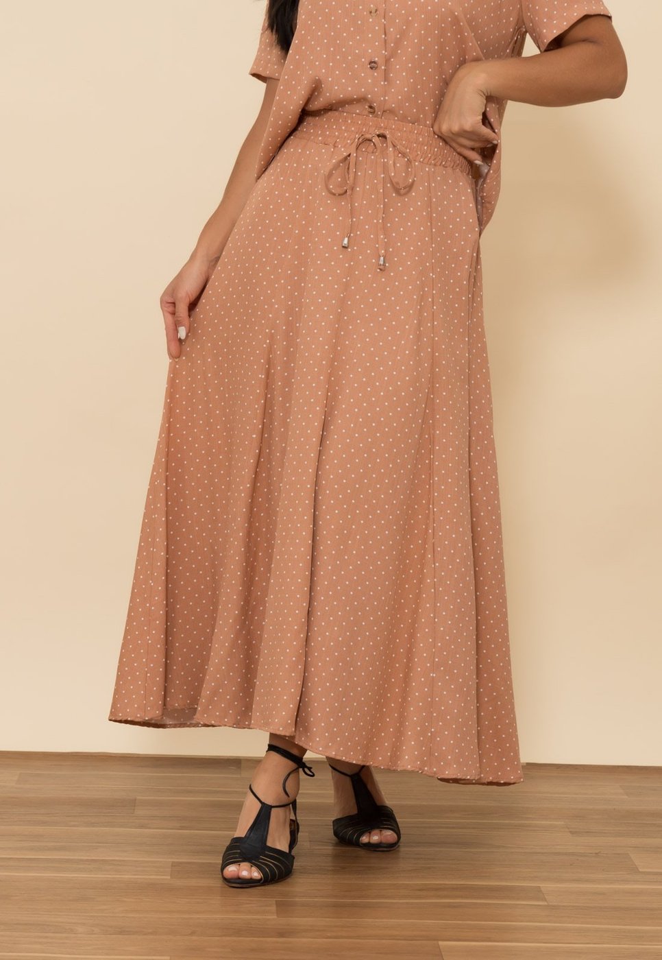 Saia Dani Viscolinho Poá