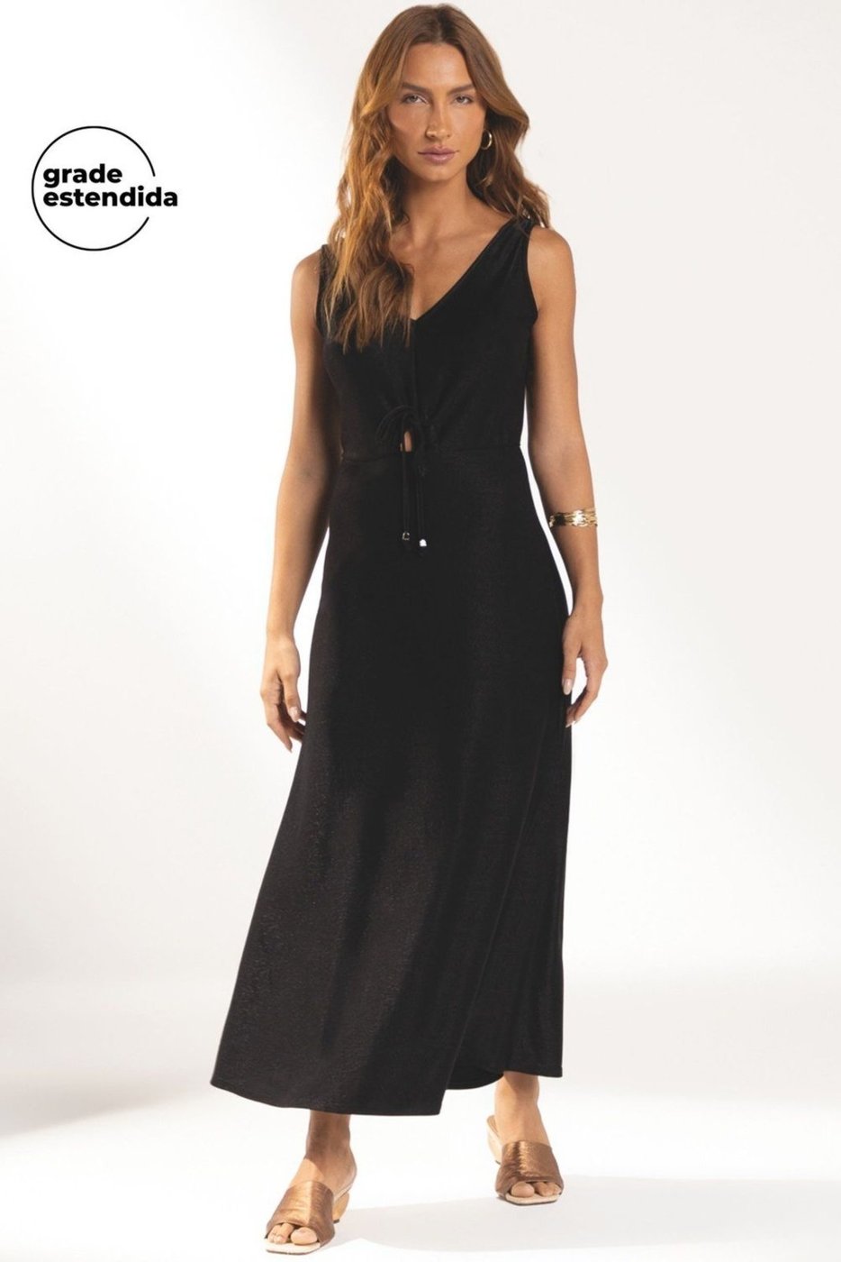 Vestido Feminino Alça Ajustável Marialícia