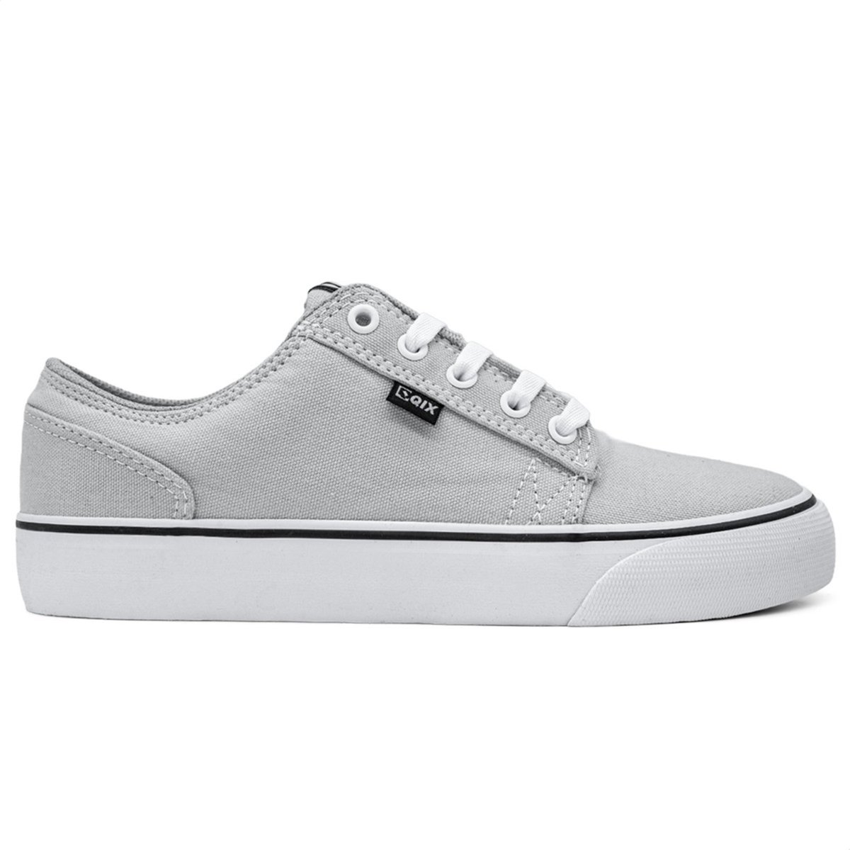 Imagem principal Tênis Qix Allan Mesquita Vulcanizado Unissex cinza Qix cinza